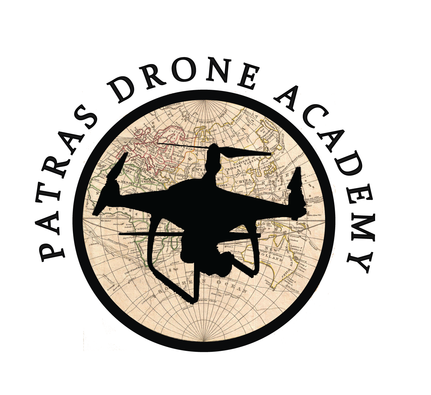 PATRAS DRONE ACADEMY LOGO