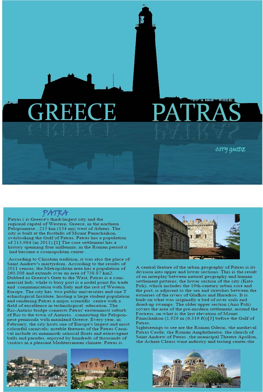PATRAS GREECE TURIST GUIDE SALON